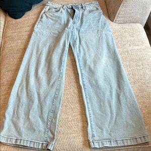 💙Hudson Jeans Light Blue Jolene wide leg